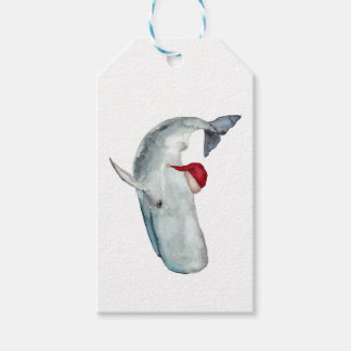 Whale Christmas Gift Tag