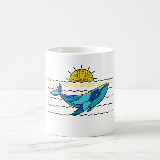 whale coffee mug (Center)