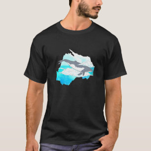 Whale Cool Whale Sea Ocean Mammal T-Shirt