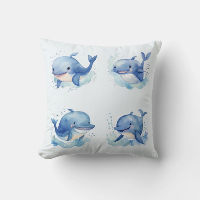 Whale  cushion (Front)