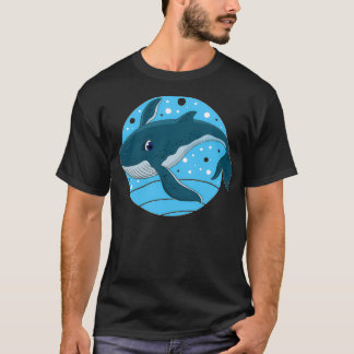 WHALE CUTE WHALE CUTE BLUE WHALE BLUE WHALE SHARKS T-Shirt