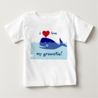 Whale design with I love my grauntie!