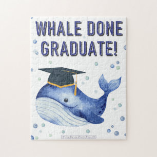 WHALE DONE GRADUATE! JIGSAW PUZZLE