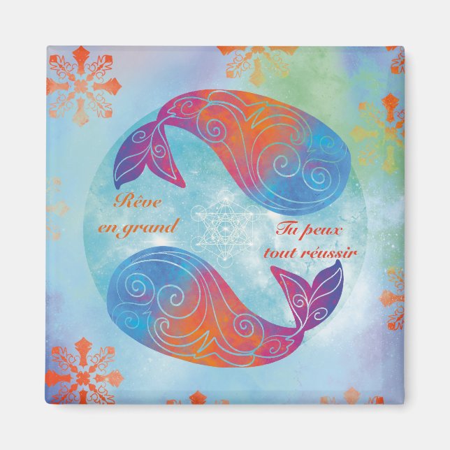 Whale dream magnet (Front)