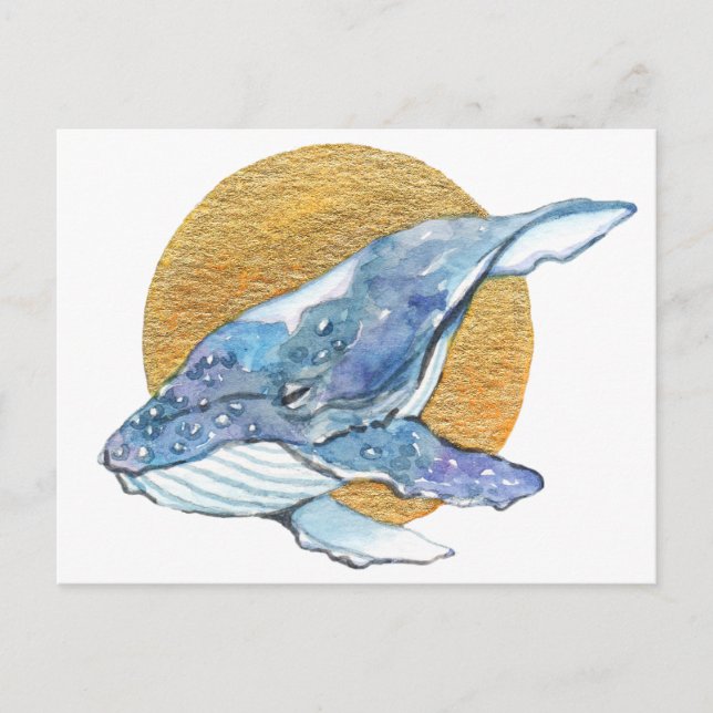 Whale Dream  Postcard (Front)