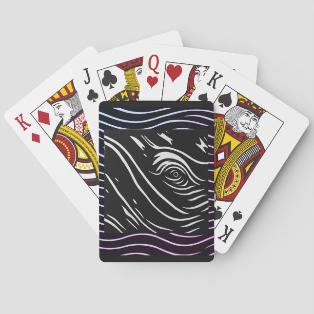 Whale eye playing cards (Back)