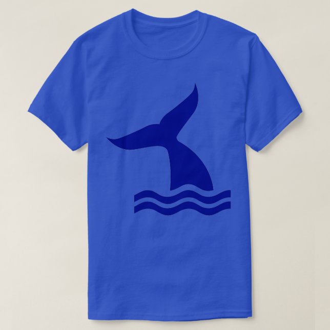Whale fin waves T-Shirt (Design Front)