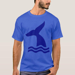 Whale fin waves T-Shirt
