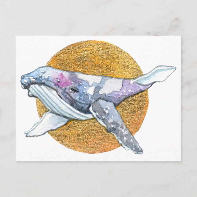 Whale Float Postcard (Front)