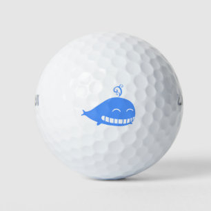 Whale Fountain Water Sea Animal Maritime Marine Golf Balls