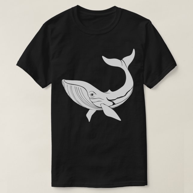 Whale Funny Fishing Fisherman Gift T-Shirt (Design Front)