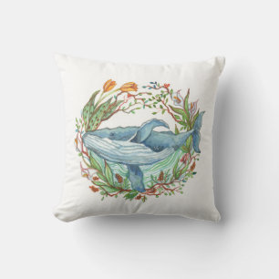 Whale Garden Cushion