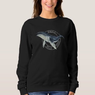 Whale  Hello There    Humpback Whale Pun Sweatshirt