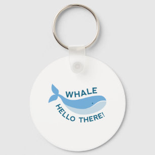 Whale Hello There! Key Ring