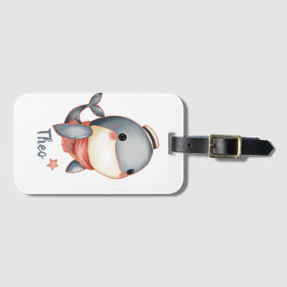 Whale Hello There! Luggage Tag