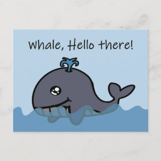Whale, hello there postcrossing postcard