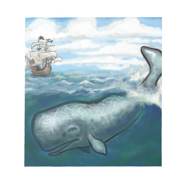 Whale Ho Notepad (Front)
