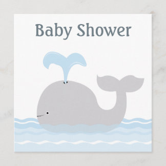 Whale In The Sea Invitation