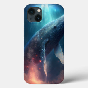 Whale In The Sky Fantasy Art iPhone 13 Case