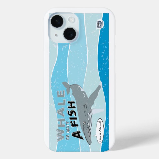 Whale is not a fish Case-Mate iPhone case (Back)