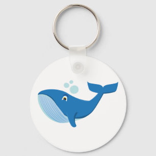 Whale Key Ring