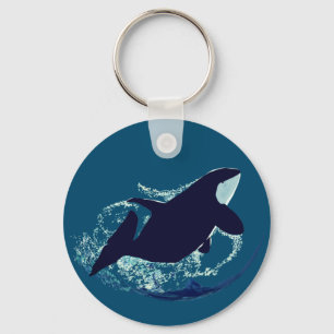 Whale  key ring