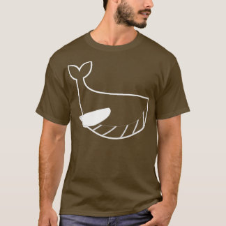 Whale Lineart T-Shirt