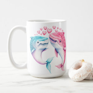 Whale Love: A Romantic Tale of Affectionate Souls Coffee Mug