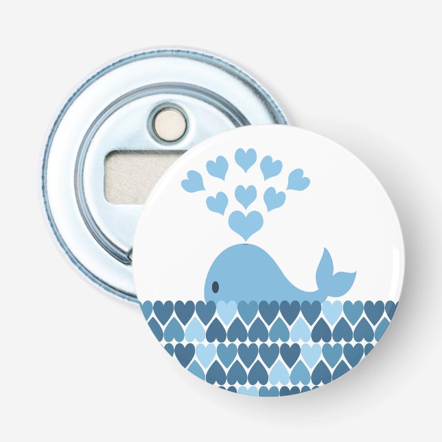 Whale Love Bottle Opener (Front)