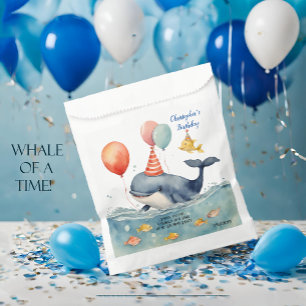 Whale of a Time Boys Birthday Favour Bag
