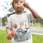 Whale of a Time Boys Birthday  T-Shirt<br><div class="desc">Looking for the perfect birthday party t-shirt for your little boy? Check out our "Whale of a Time" design for a fun and festive celebration,  and celebrate your little boy's birthday in style! Creating lasting memories just for you and your loved ones from My Baby Boutique!</div>
