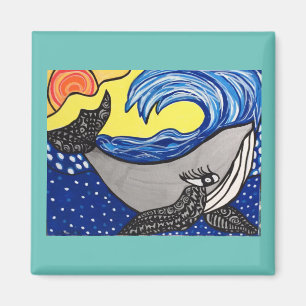Whale of a Time Magnet