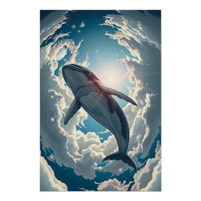 Whale of the Celestial Tides Poster (Front)