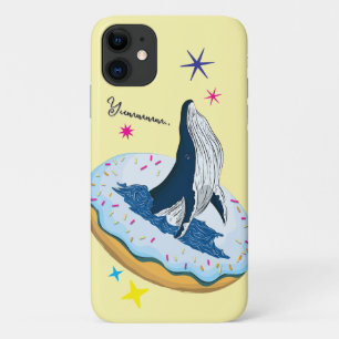 whale on doughnut case
