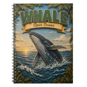 Whale Open Ocean POPCUT Notebook