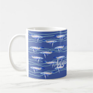 Whale Orca whale Pattern Ocean life  Coffee Mug