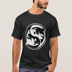 Whale Orca Yin and yang Shamu T-Shirt