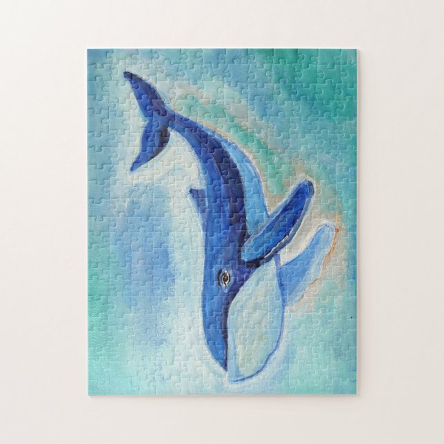 Whale Painting  Jigsaw Puzzle (Vertical)