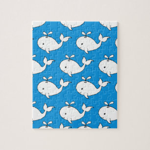 Whale Pattern Jigsaw Puzzle