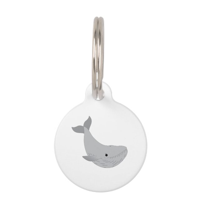 Whale Pet Tag (Front)
