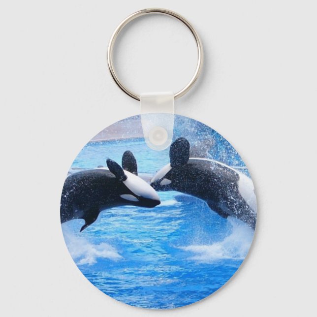 Whale Photo Keychain (Front)