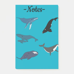 Whale Post-it Notes
