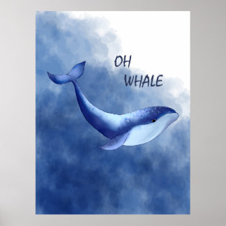 Whale Poster