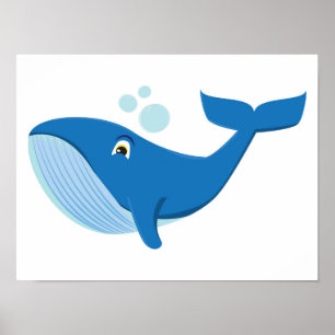 Whale Poster