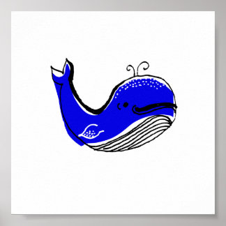 whale poster