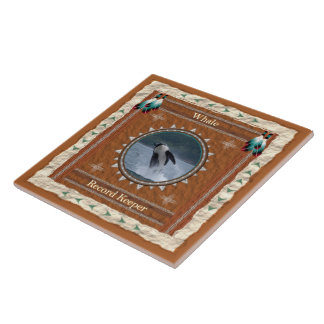 Whale - Record Keeper Ceramic Tile