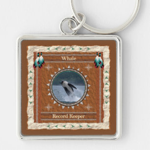 Whale - Record Keeper Key Chain