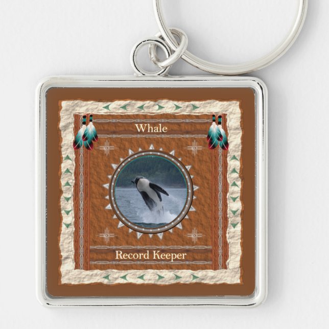 Whale - Record Keeper Key Chain (Front)
