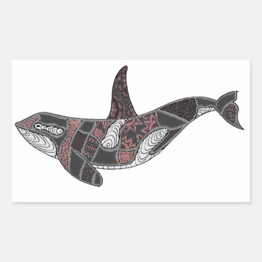 Whale Rectangular Sticker