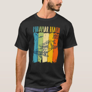 Whale Retro Miramar Beach Florida Theme Family Vac T-Shirt